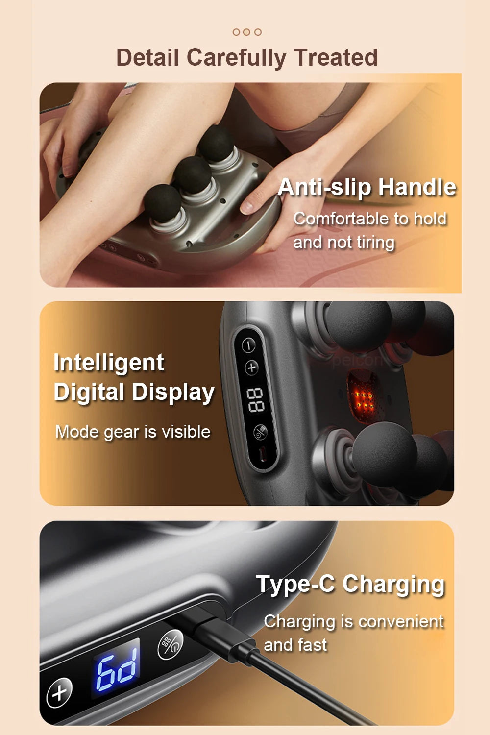 Multifunctional Electric Body Massager – Neck, Shoulder, Waist & Arm Relief